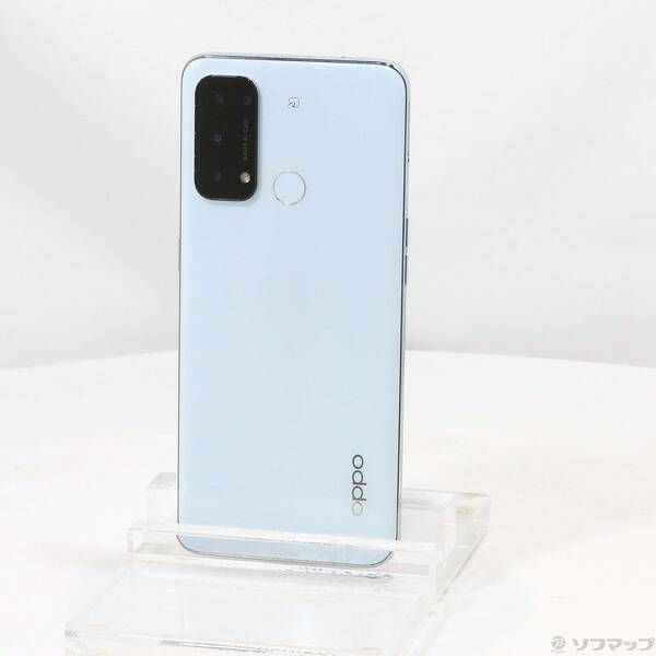スマートフォン・携帯電話 〔品〕 OPPO Reno5 A 128GB アイスブルー