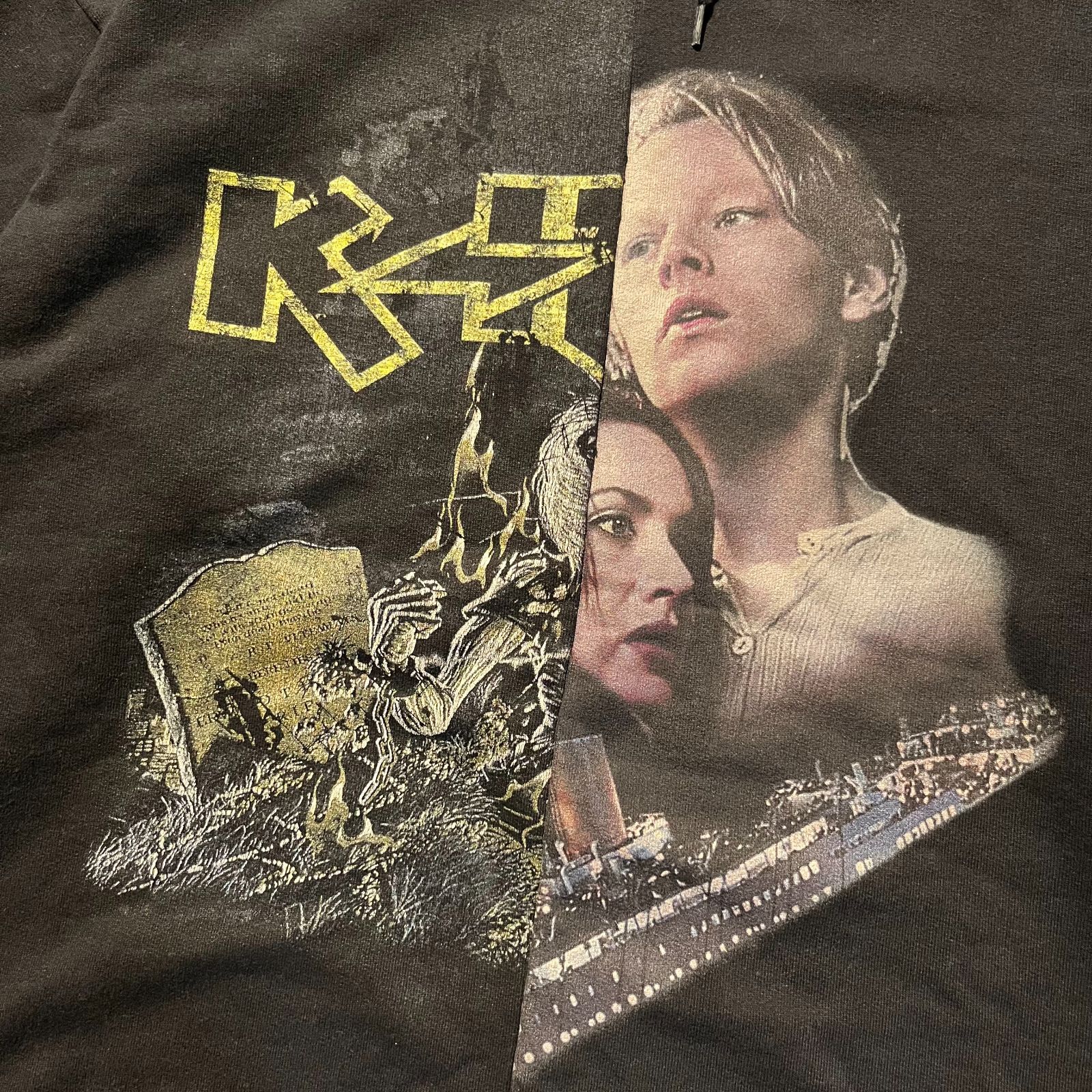 17AW VETMENTS KISS TITANIC 再構築パーカー ヴェトモン VETEMENTS 17aw TITANIC KISS SPLIT HOODIE ヴェトモン