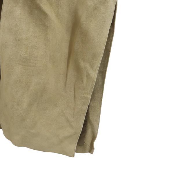 ロンハーマン ロング ラム レザーコート XS ベージュ Ron Herman 羊革