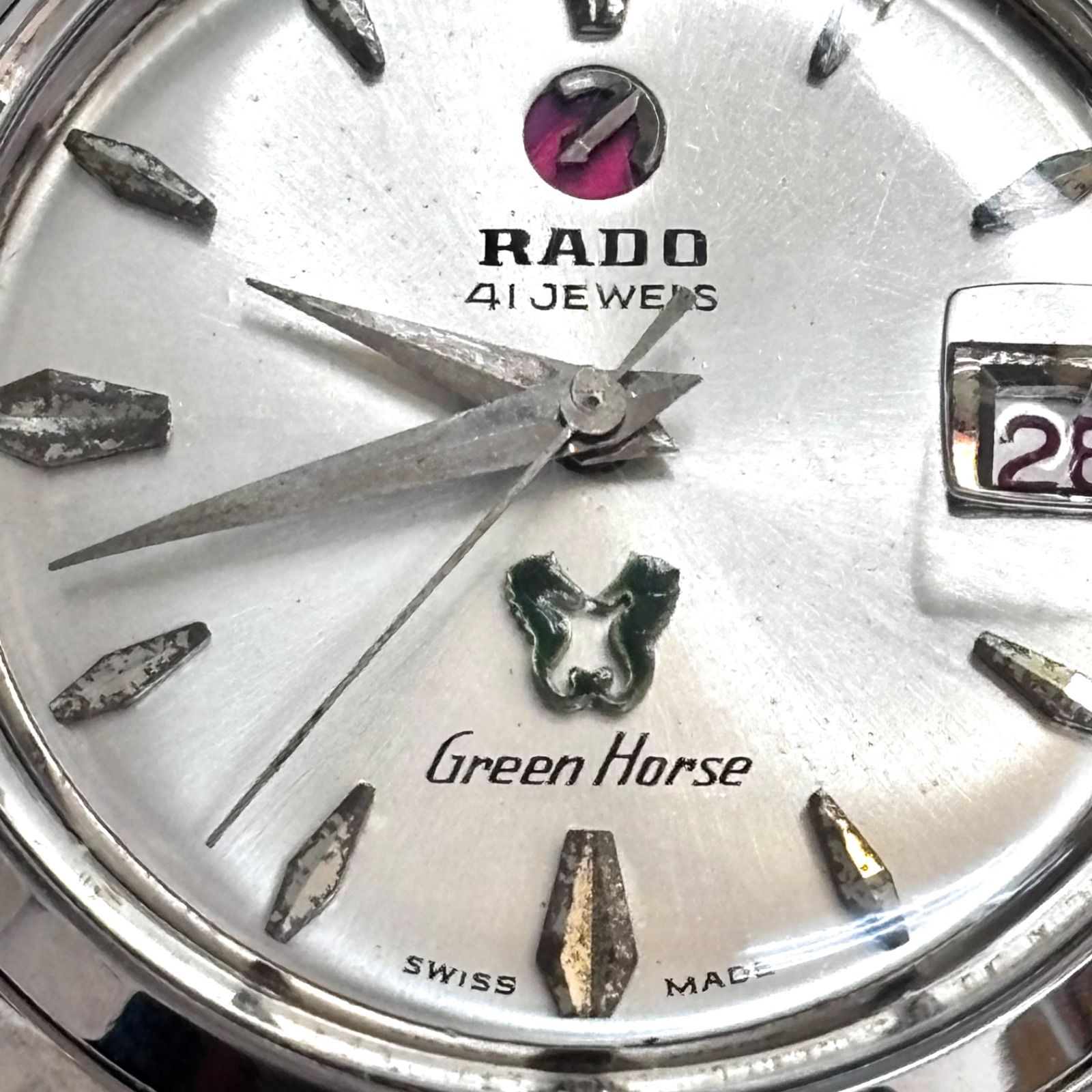 希少品⭐️RADO ラドー】 グリーン ホース/ Rado Green horse 41石 