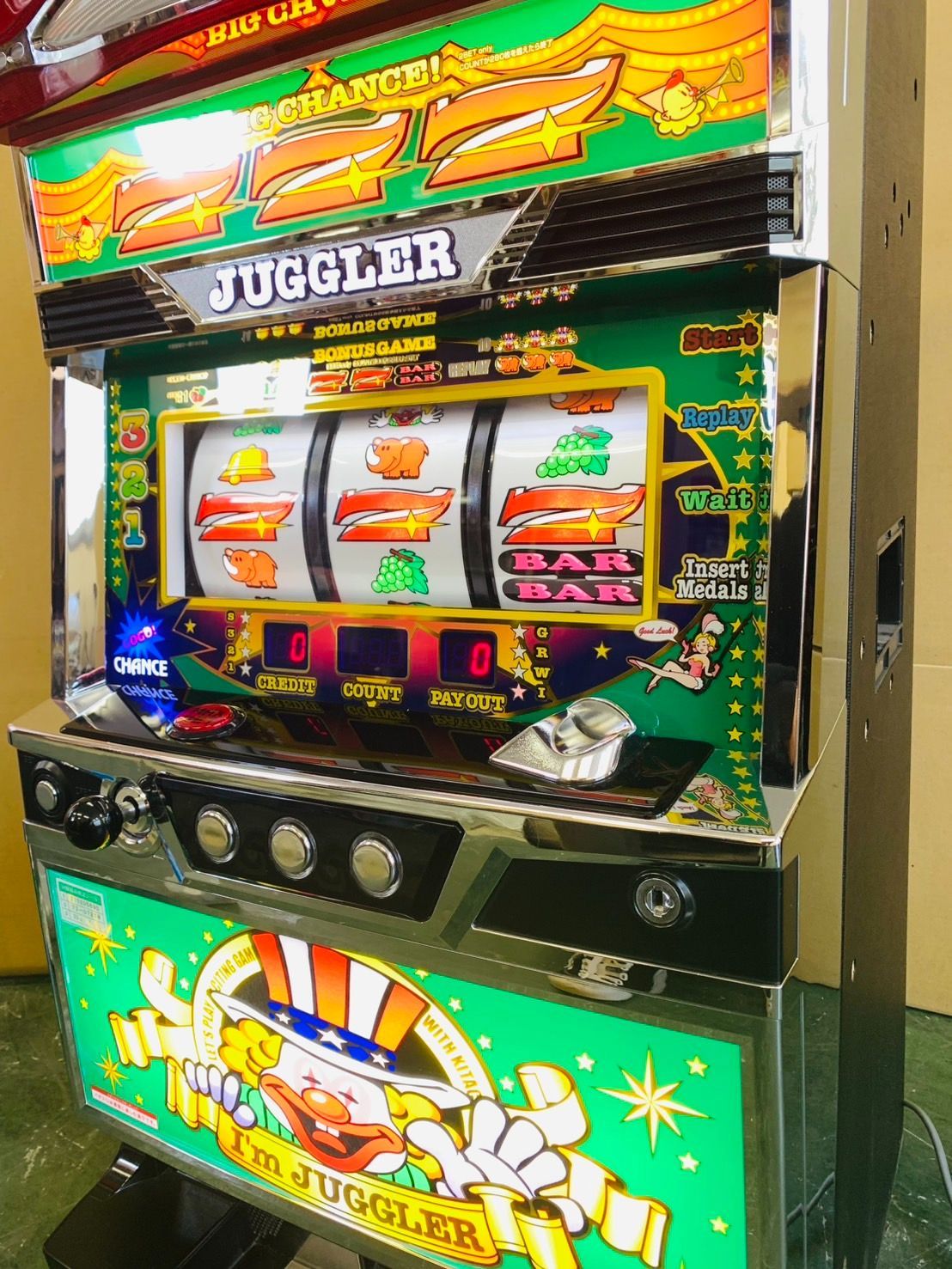 送料無料】SアイムジャグラーEX-TP 実機 コイン不要機付き - メルカリ