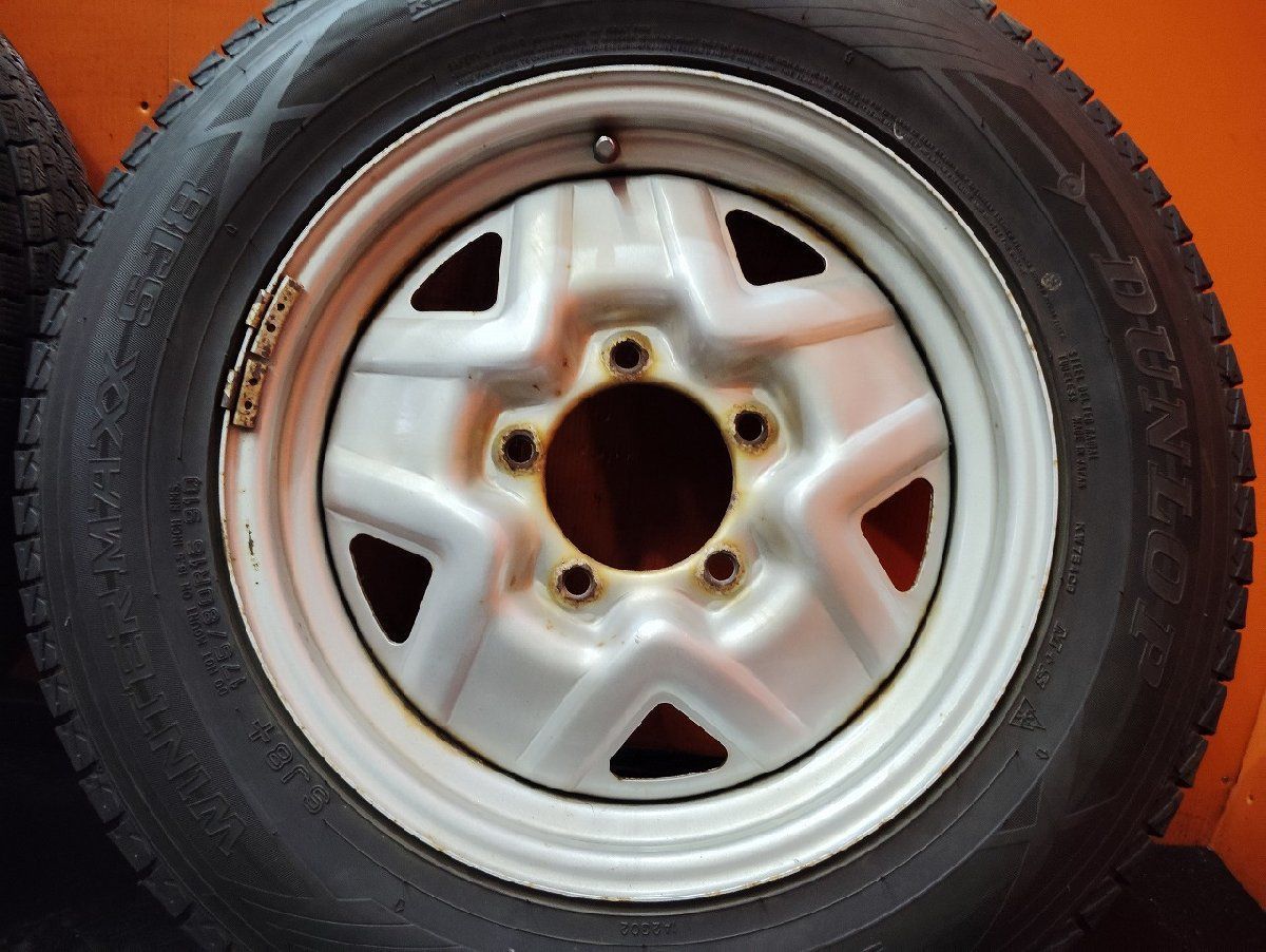 ジムニー/ スタッドレス ホイールセットDUNLOP SJ7 175/80R16 DUNLOP WINTER MAXX SJ8+ 175/80R16】スタッドレス【スズキ ジムニー