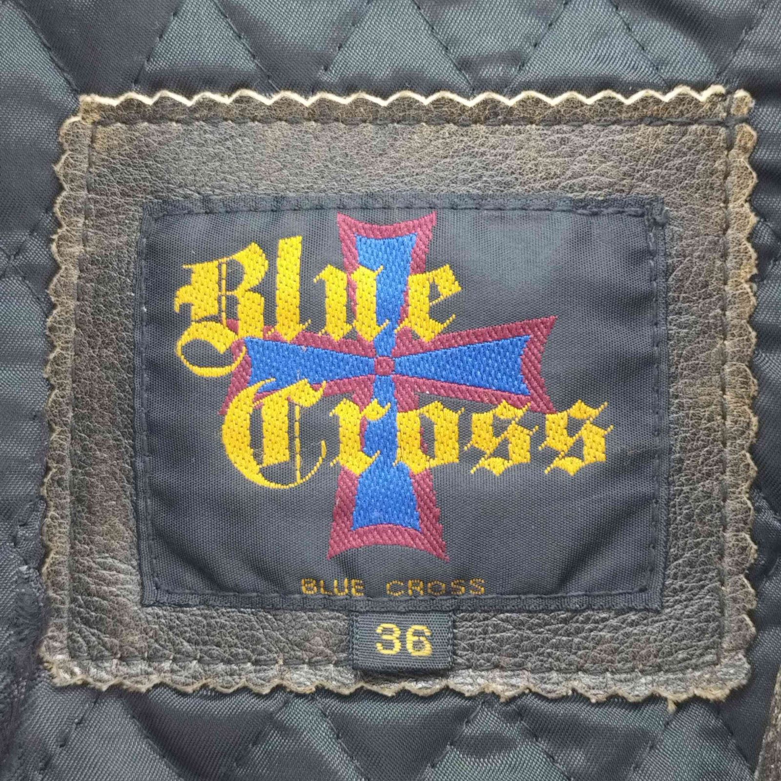ブルークロス Blue Cross TALONジップ ショート丈 レザージャケット 