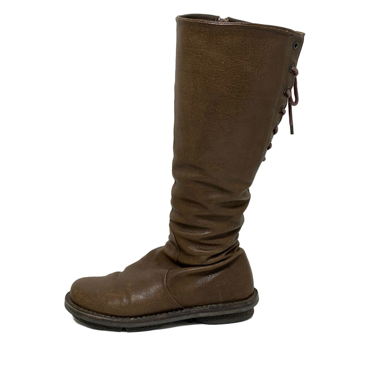 trippen トリッペン ロングブーツ 36 レディース - ダークブラウン インソール取外し可 レザー