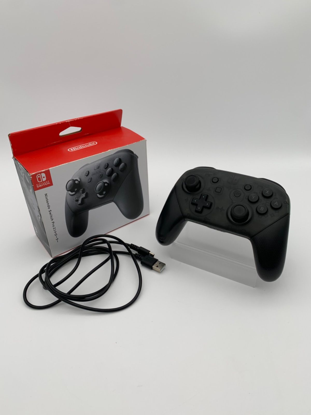 ニンテンドー 純正 スイッチ プロコントローラー 完動品 0220