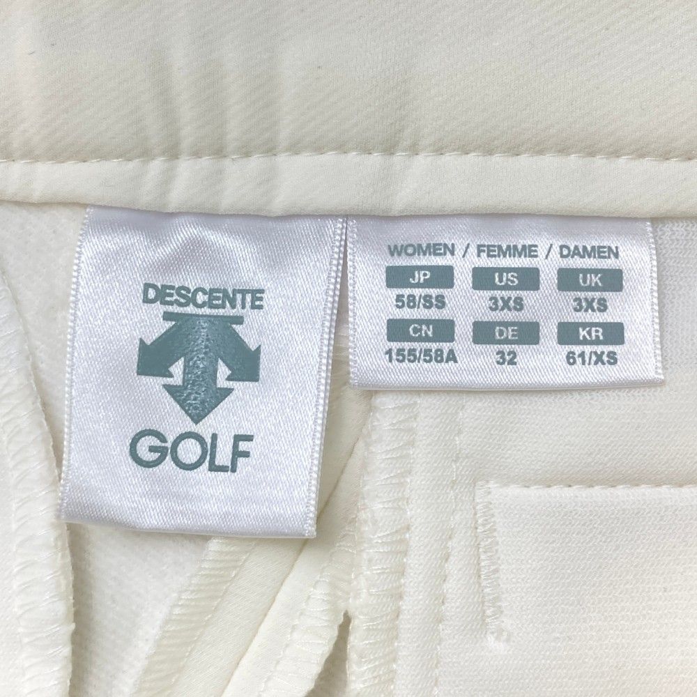 サイズ：SS DESCENTE GOLF デサントゴルフ 裏起毛 プリーツ