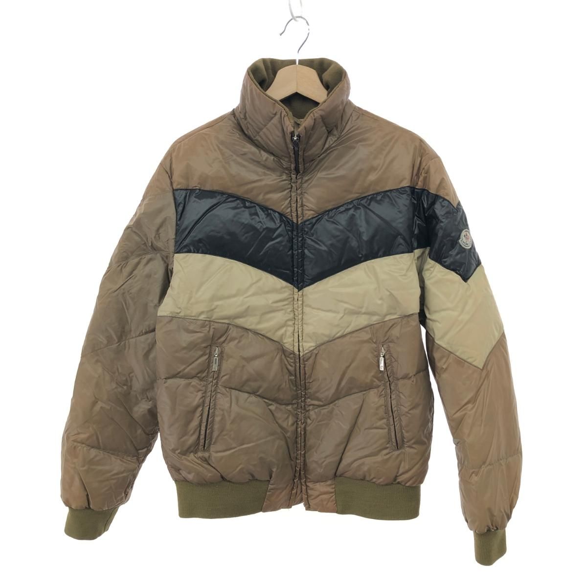 MONCLER モンクレール ダウンジャケット サイズ:1 ブラウン メンズ 総 