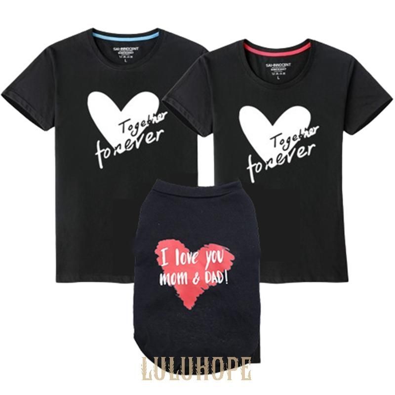 ペットとお揃い服 夏服 半袖Tシャツ ペット ペアルック 犬とお揃い服 コーデ 犬の服 ペットとオーナーのお揃い 洋服 飼い主 犬服親子 ドッグウェア お出かけに
