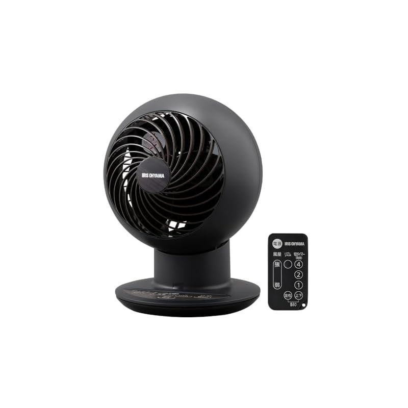 アイリスオーヤマ サーキュレータアイ 18畳 上下左右首振り デザインモデル PCF-SCC15T-B マットブラック 1