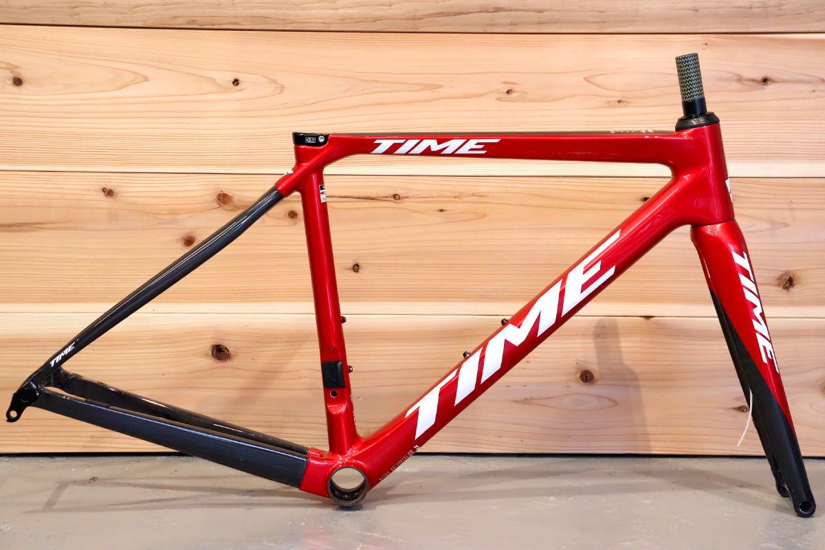 タイム TIME アルプデュエズ Alpe D'Huez Disc 2023 XSサイズ カーボン ディスク ロードバイク フレームセット 未使用品 【千葉店】