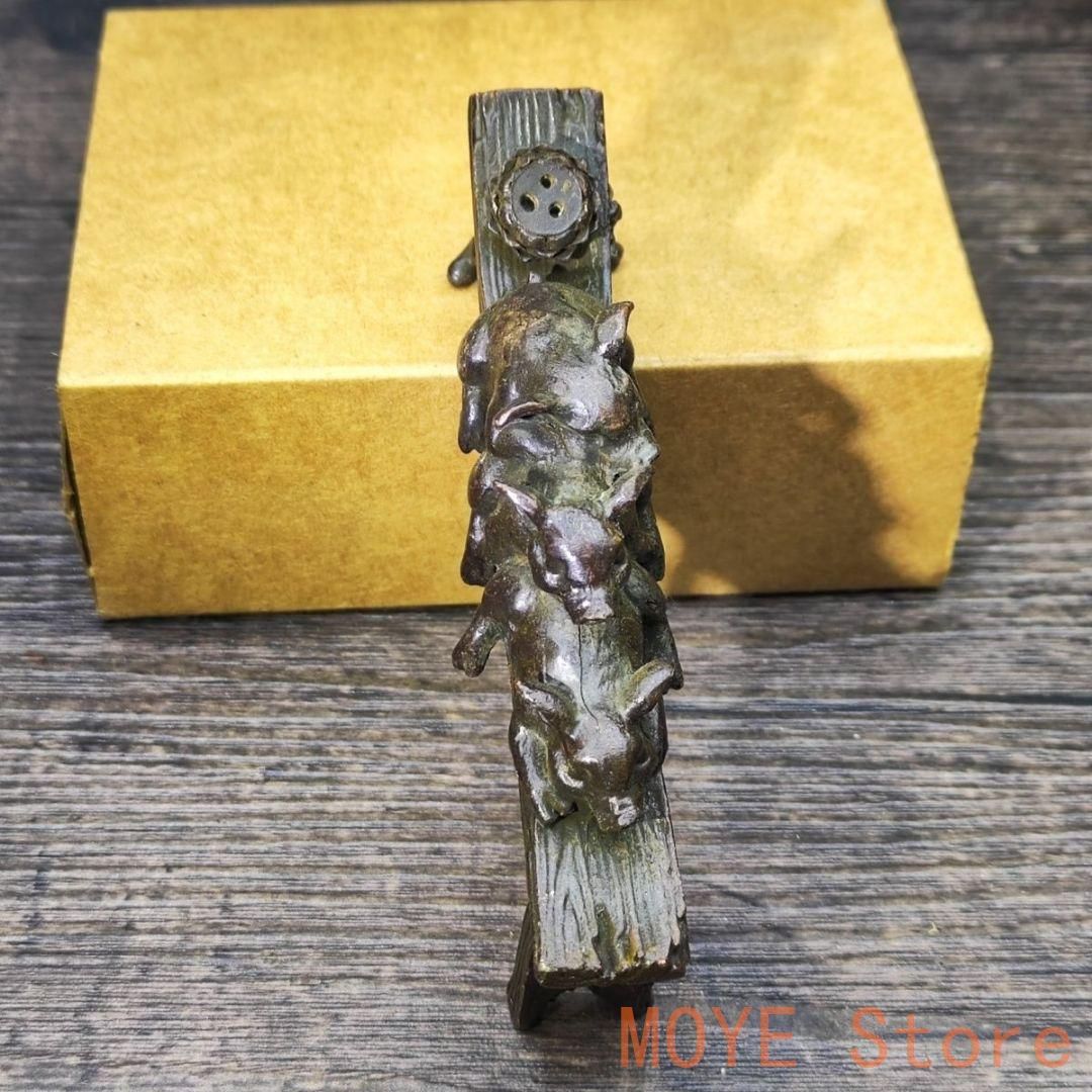 茶道具    小象紫砂 彫刻  香道具   装飾品   工芸品 美術品 置物 陶磁器 小兎香炉 香挿し 茶道具 香道具 装飾品 工芸品 置物