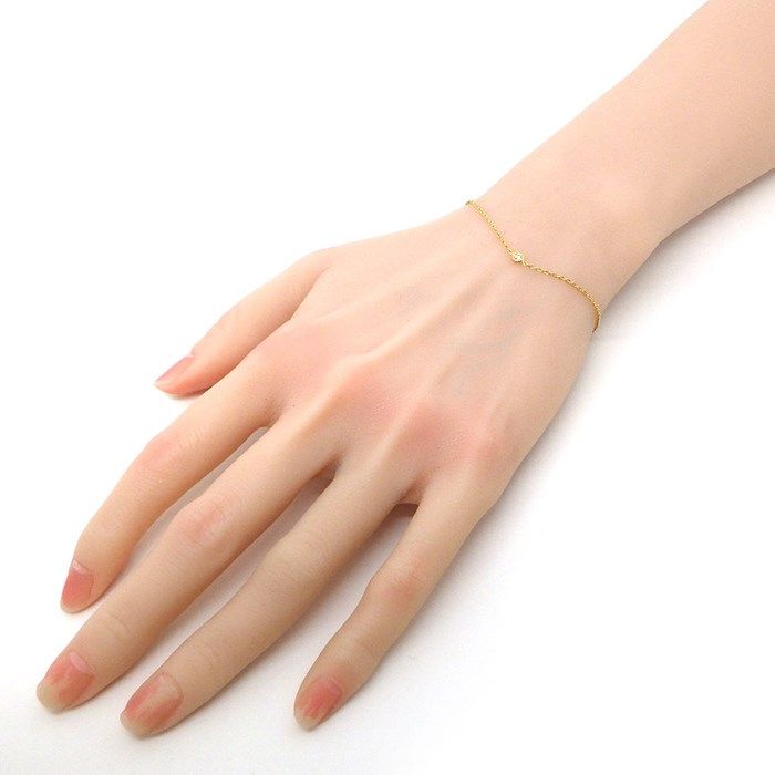 Dior ミミウィ ダイヤモンド　ブレスレット　K18 YG イエローゴールド Christian Dior ミミウィ ダイヤ ブレスレット 16cm K18 YG