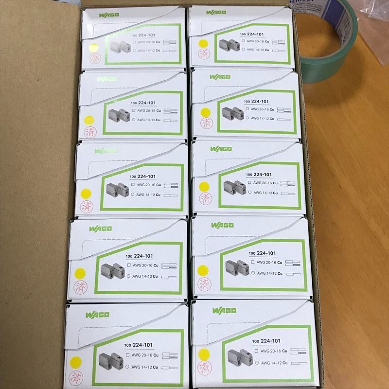 LC-1，ライティングコネクター，ワゴ(WAGO)，1000個