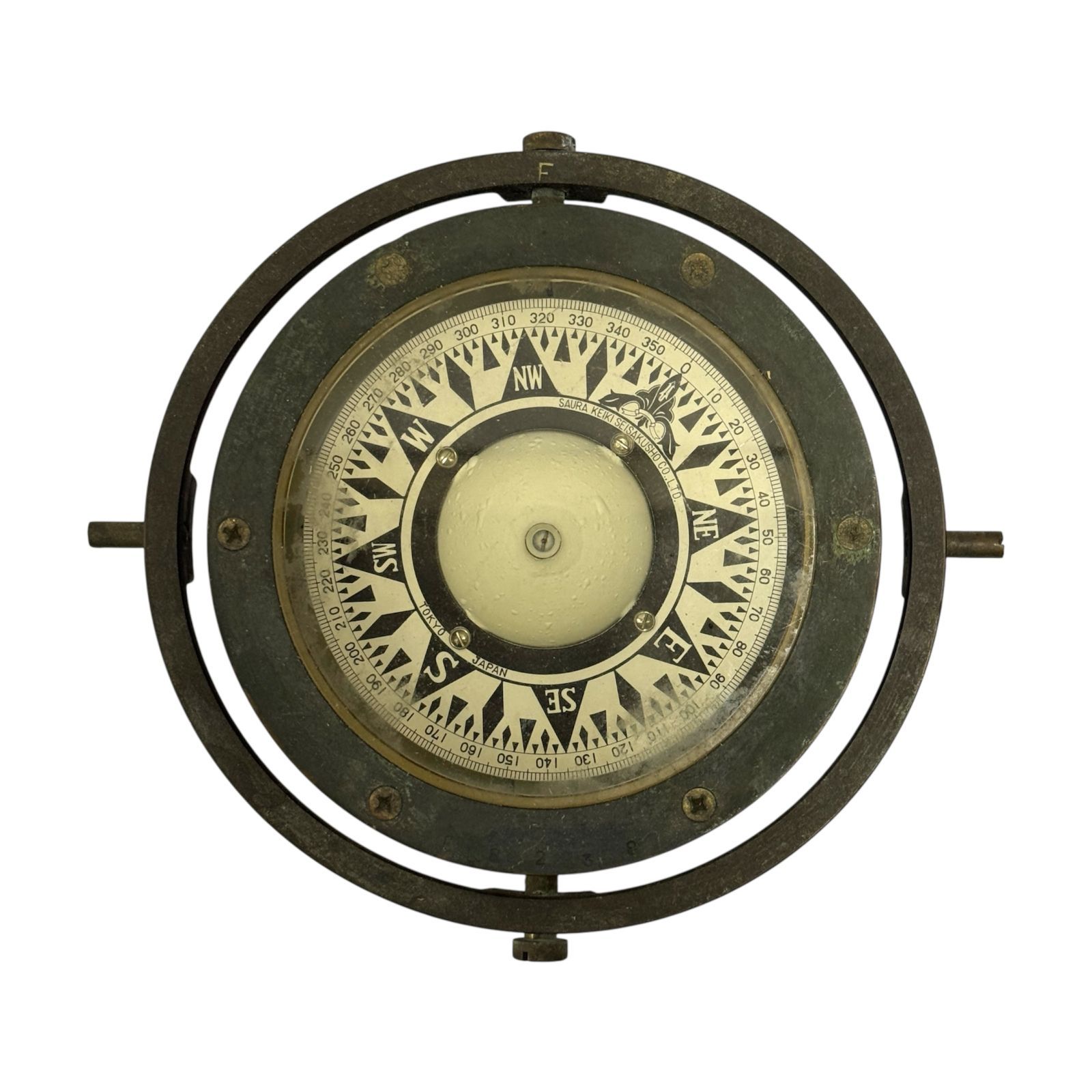 美品 】 大航計器製作所／羅針盤／磁気コンパス／サンスター／Sun Star