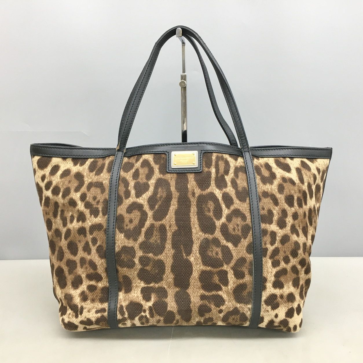 DOLCE&GABBANA トートバッグ ヒョウ柄 レオパード ドルチェ &amp 