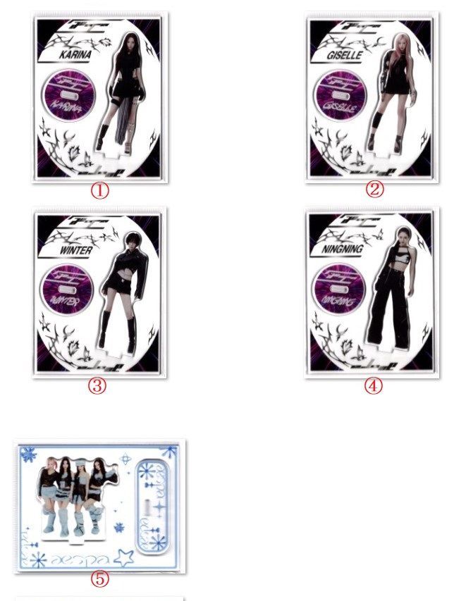 韓国 K-POP ☆aespa エスパ☆アクリルスタンド アクスタ ③