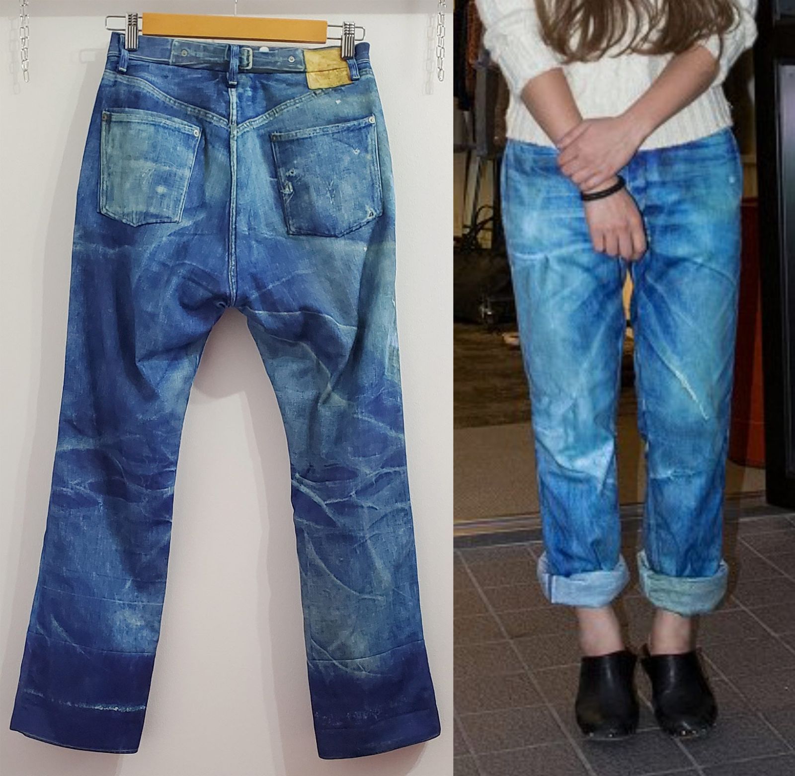 TATA トーキングアバウト ジ アブストラクション□美品 名作 12-13FW LEVIS 501XX 1920s vintage デニム 転写プリントパンツ  日本製 男女兼用 Mens XS Ladys M 相当 定価36000 - メルカリ