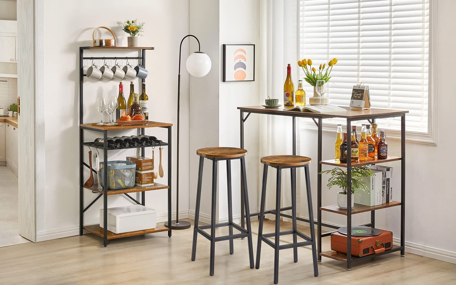 数量限定】ホルダーと12個S字ラックを付き 調節可能なワイン