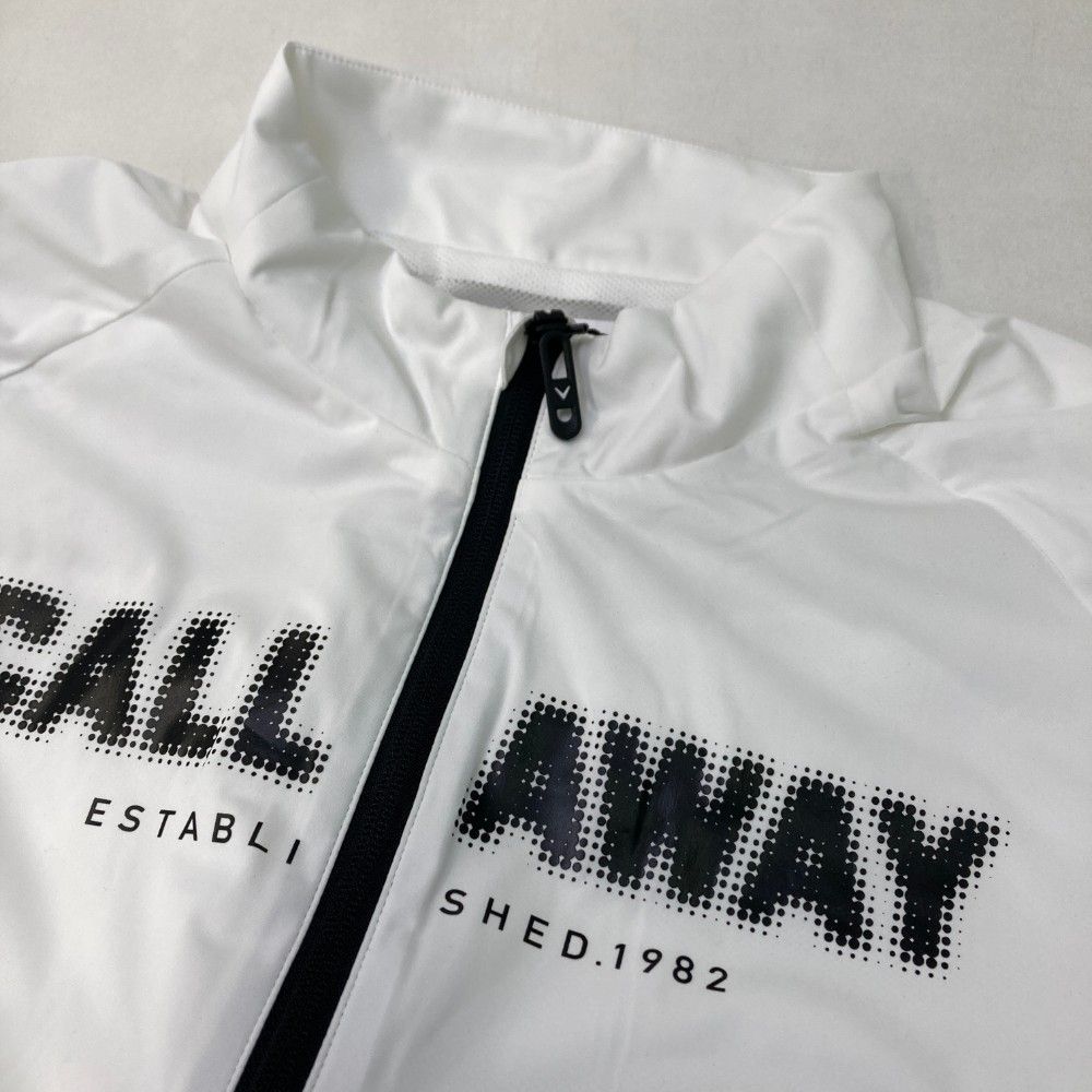 Callaway ゴルフジャケット 3L ホワイト サイズ：3L CALLAWAY キャロウェイ 2024年モデル 長袖 ジップ