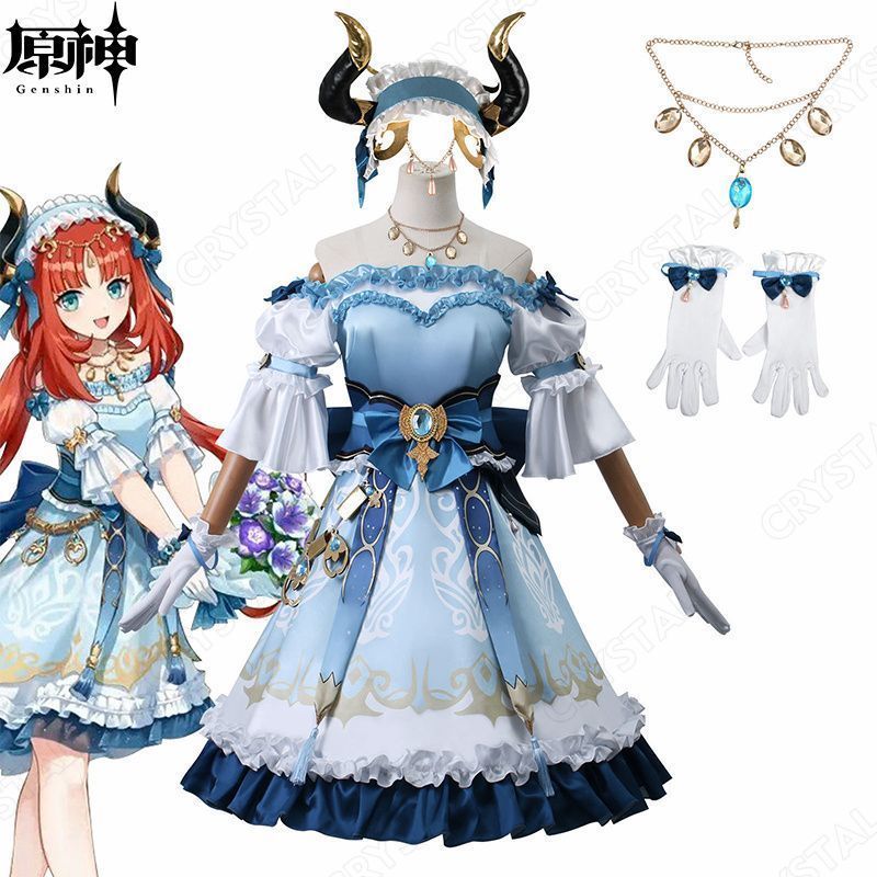 原神 ニィロウ コスプレ衣装 原神 キャラ衣装 げんしん ヒロイン ニィロウ Nilou GiGO コラボ コスプレ衣装 コスチューム ハロウィン クリスマス 制服 大人 子供 cosplay イベント