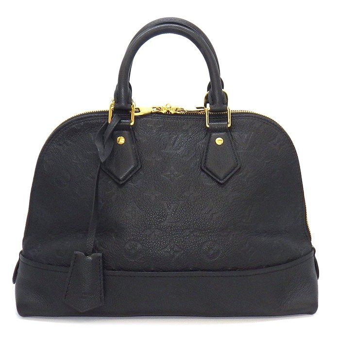 ルイ・ヴィトン Louis Vuitton ハンドバッグ ショルダーバッグ ネオアルマ PM M44832 ブラック モノグラムアンプラント (牛革) ゴールド金具 【中古】