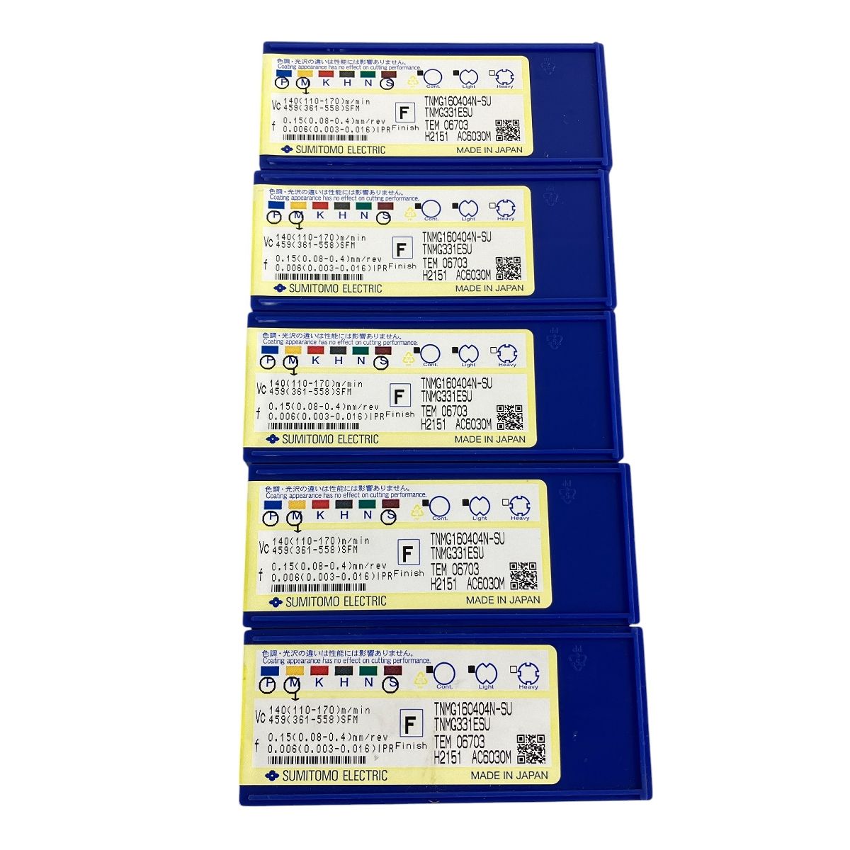 住友電工 イケダロイ TNMG16040-SU AC6030M 5ケースセット 未