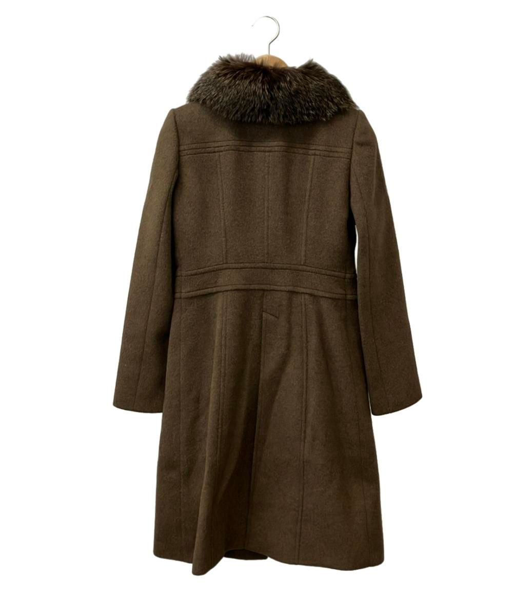 美品 バーバリーブラックレーベル スタンドカラーコート