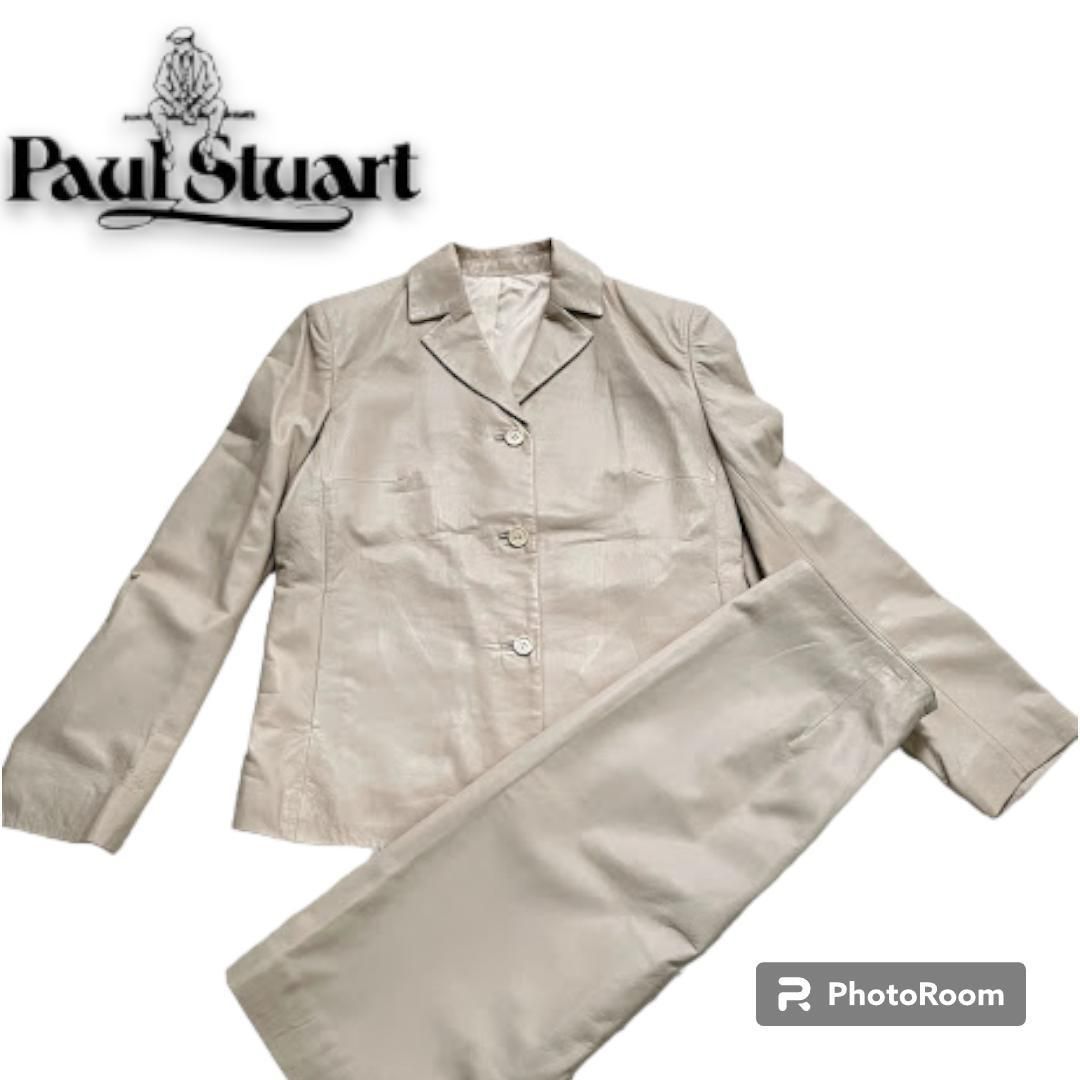 Paul Stuart ポールスチュアート セットアップスーツ ９ M レザー
