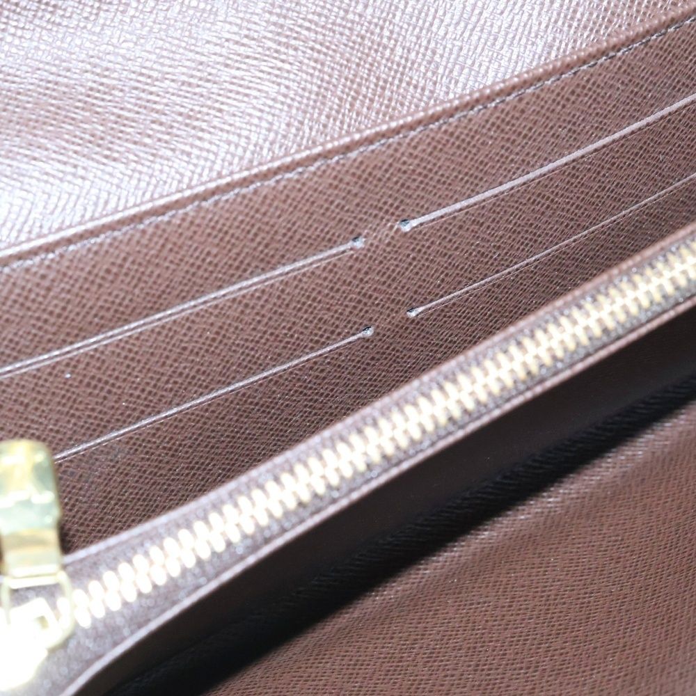 ルイヴィトン　 ポシェット　ポルトモネクレディ ダミエ　長財布 LOUIS VUITTON (ルイヴィトン) ダミエ ポシェット ポルト モネ