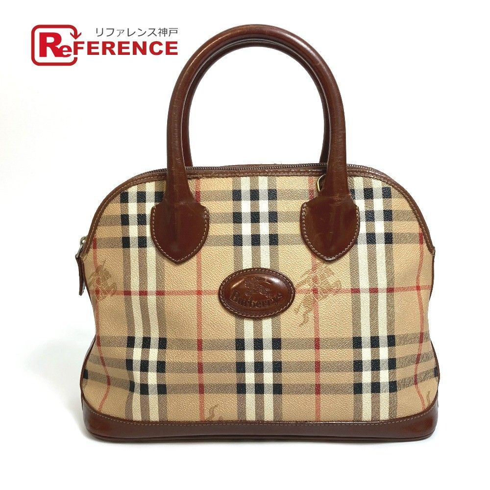 BURBERRY バーバリー ハンドバッグ PVC/レザー - メルカリ BURBERRY バーバリー ハンドバッグ PVC/レザー - メルカリ