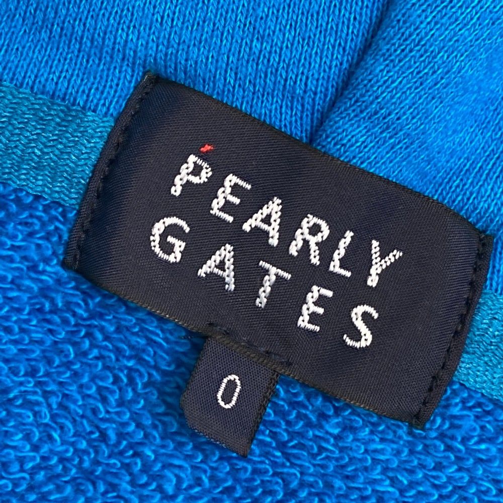 サイズ：0 PEARLY GATES パーリーゲイツ  ジップパーカー  ブルー系 [240101470906] ゴルフウェア レディース ストスト サイズ：0 PEARLY GATES パーリーゲイツ ジップパーカー ブルー