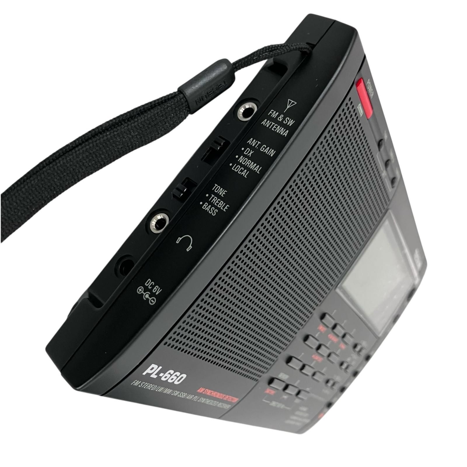  601050 TECSUN テックサン AM FM SWラジオ受信機 PL 660 ラジオ ラジカセ ラジオ コンポ