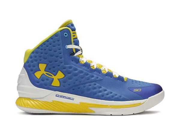 UNDER ARMOUR CHARGED FOAM CURRY 1 'WARRIORS HOME' アンダーアーマー チャージド フォーム カリー 1 【MEN'S】 royal/taxi/white 1258723-402