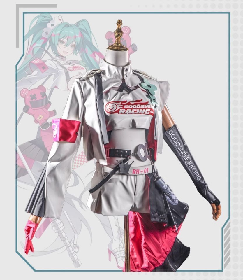 2025 初音ミク レーシングスーツ コスプレ衣装 MIKU フルセット