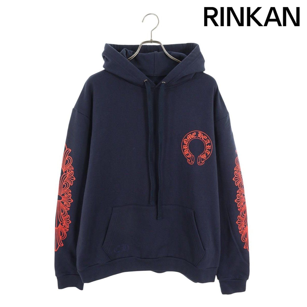 クロムハーツ SWTSHRT PLVR 袖フローラルバックホースシュープリント  