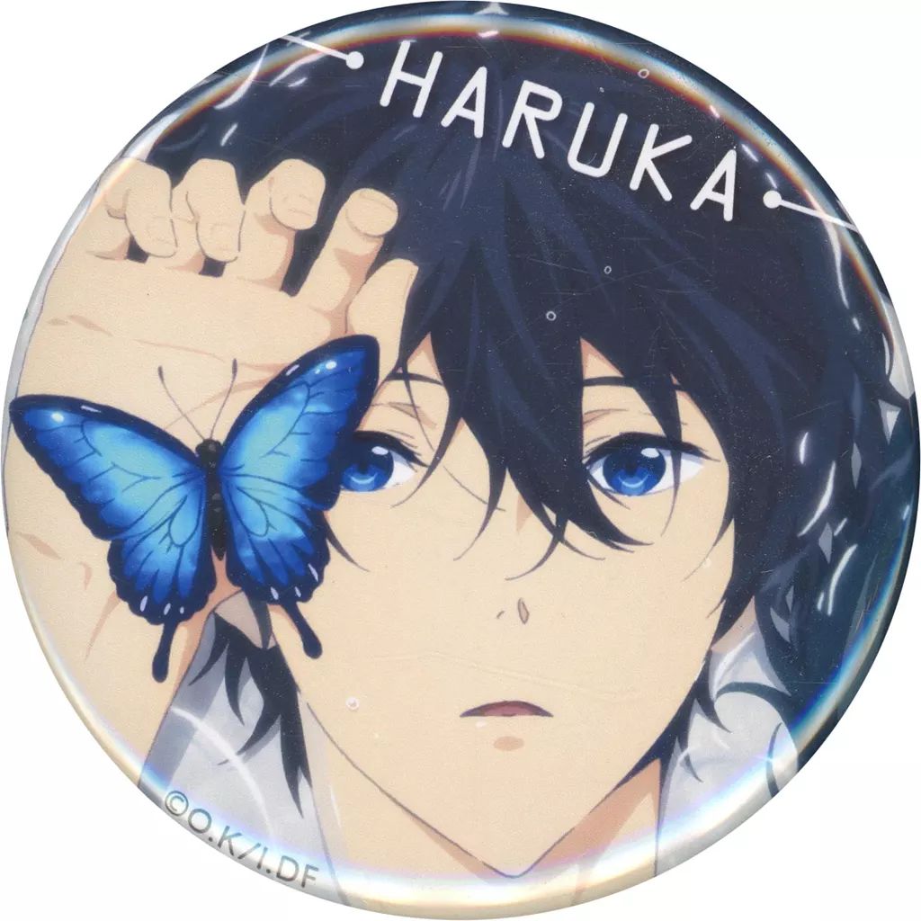 中古】バッジ・ピンズ [単品] 七瀬遙 缶バッジ Butterfly 「Free!-Dive