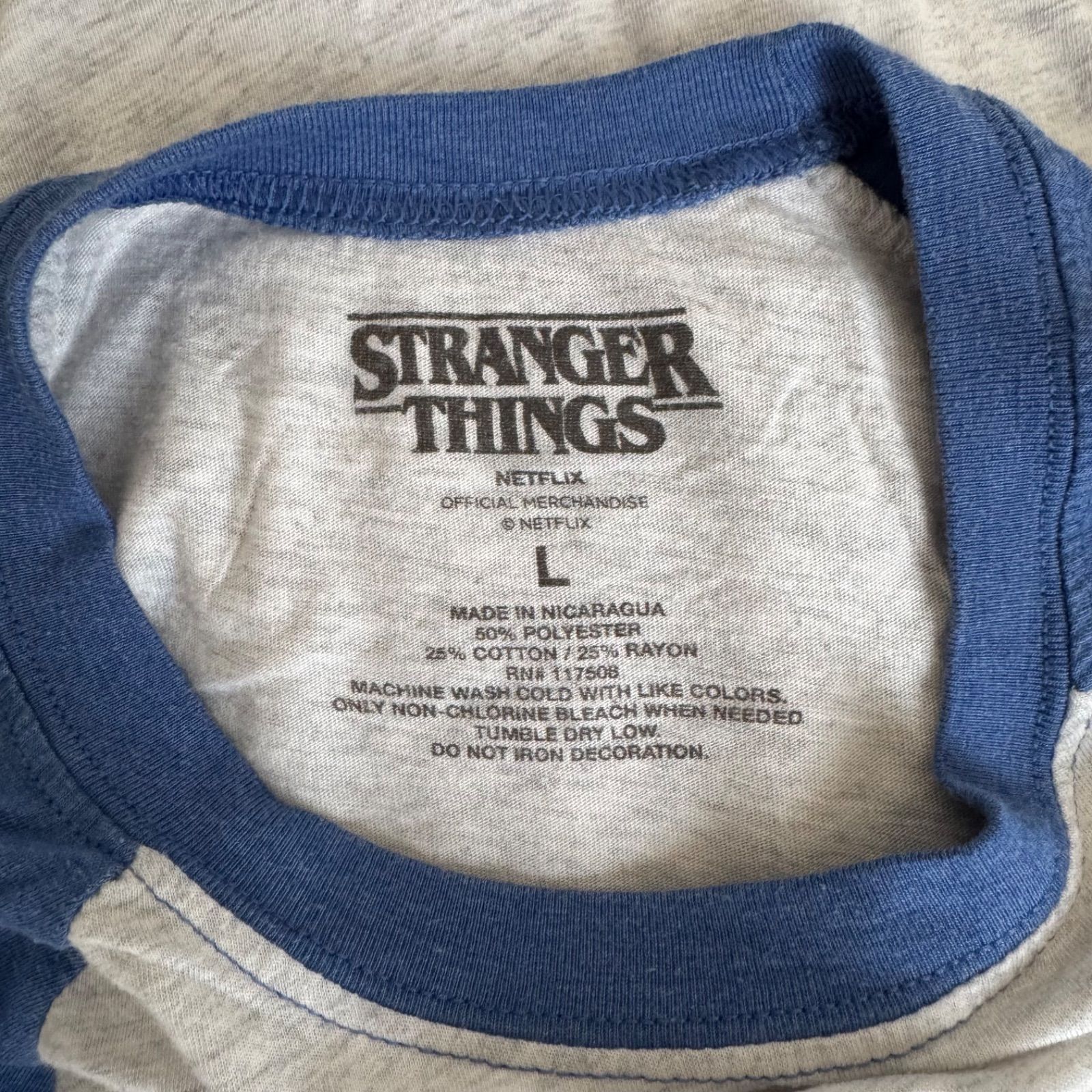 ストレンジャーシングス 七分袖 ラグラン Tシャツ L - メルカリ