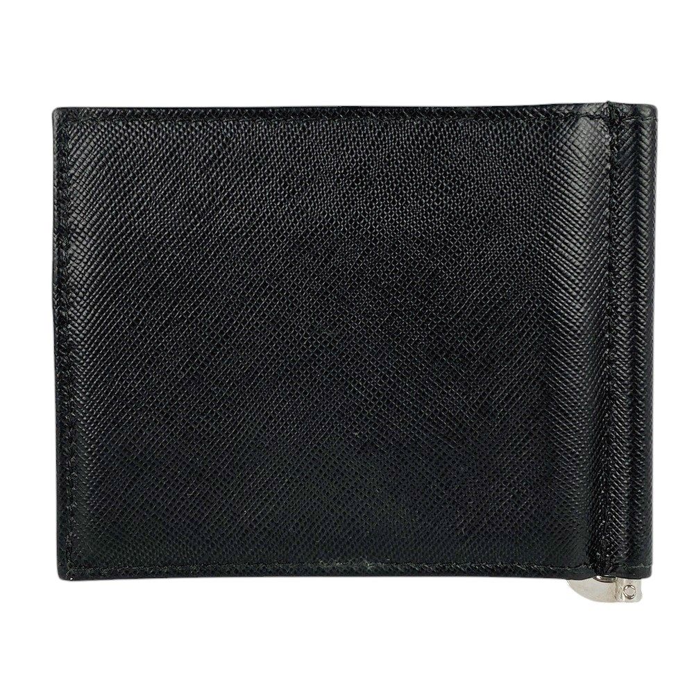 □美品□ プラダ 2つ折り マネークリップ 財布 メンズ サフィアーノ