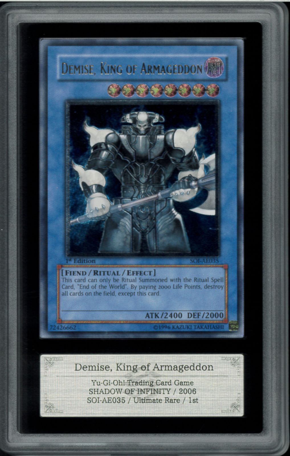 ARS9 DEMISE KING OF ARMAGEDDON 終焉の王デミス 旧アジアレリーフ SOI