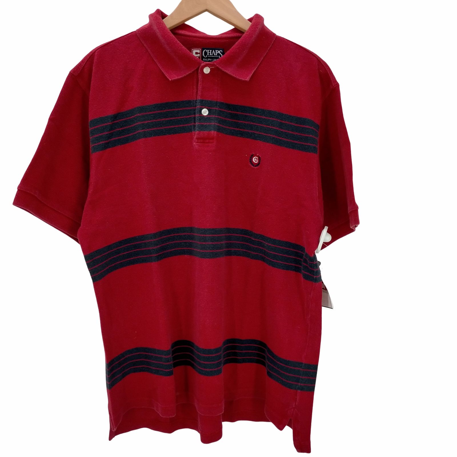 チャップスラルフローレン CHAPS RALPH LAUREN ボーダーポロシャツ メンズ import：L 