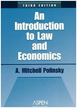 【中古】An Introduction to Law and Economics