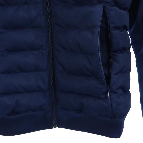 アディダス フーデッド トレフォイルロゴ 中綿ジャケット XS ネイビー系 adidas 3ライン レディース 【中古】 【221125】 【PD】 アディダス フーデッド トレフォイルロゴ 中綿ジャケット XS ネイビー系 adidas 3ライン レディース 【221125】