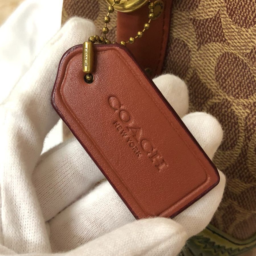 COACH コーチ ウィロウ バケット バッグ シグネチャー キャンバス