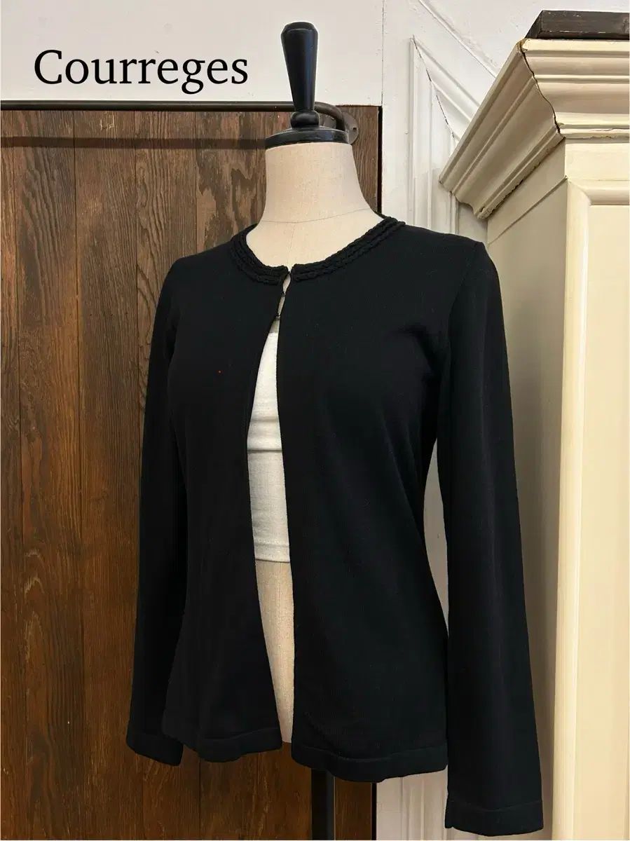 Courreges クレージュ 正規品 黒 ボレロ カーディガン