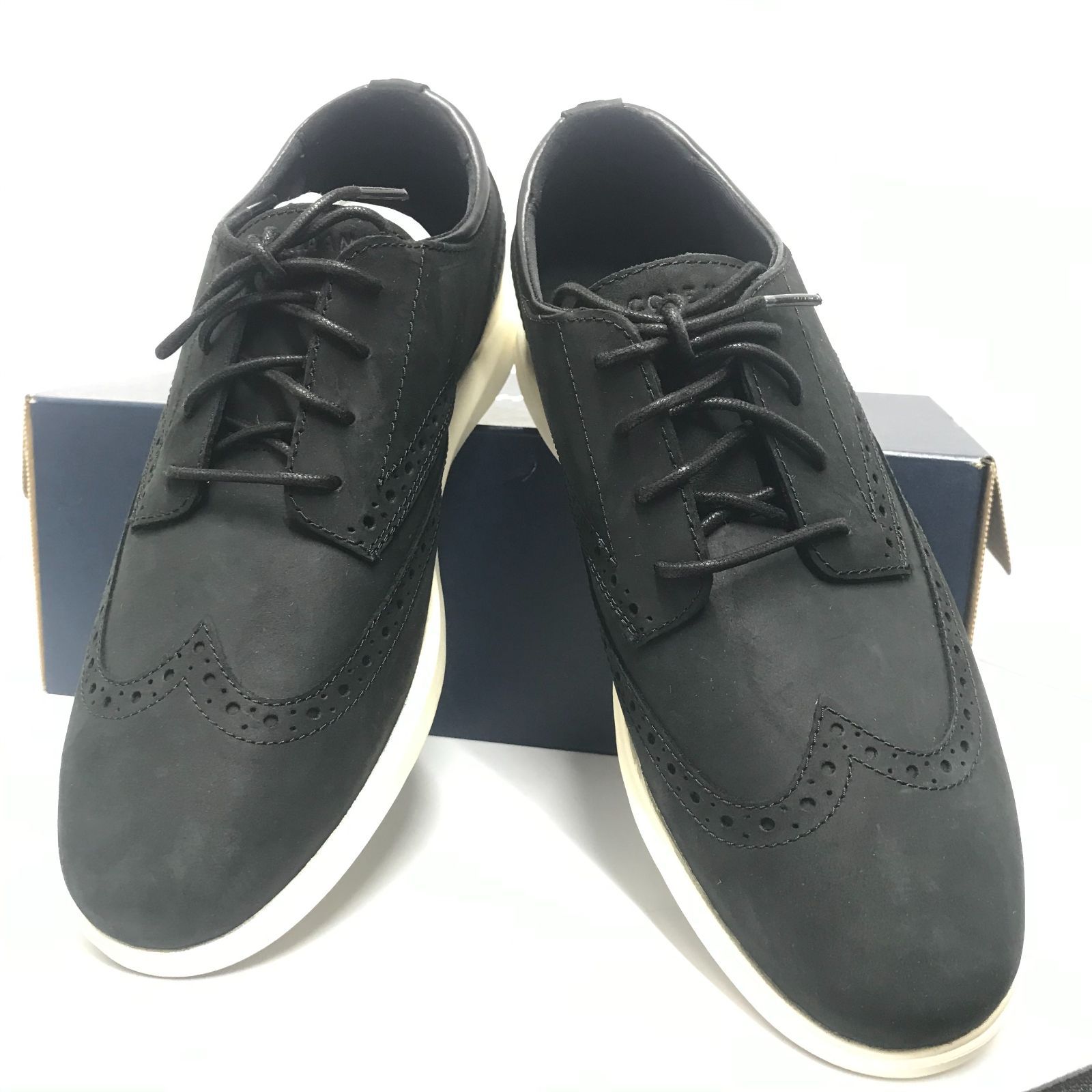 COLE HAAN C32364 オックスフォード ヌバック黒 7.5（25)-