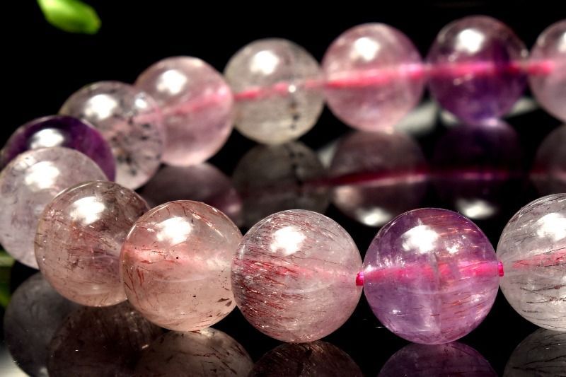 １点物 AA マルチ スーパーセブン 10.5mm ブレスレット パワーストーン 天然石 _MA8825