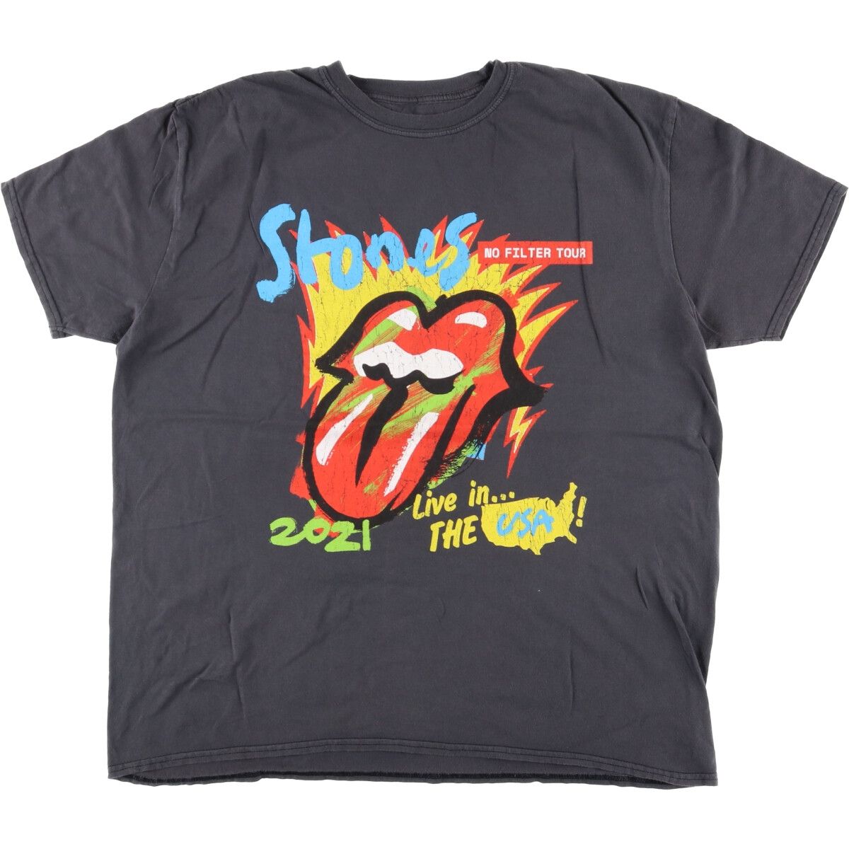 古着 THE ROLLING STONES ザローリングストーンズ バンドTシャツ バンT メンズXL /eaa438554 【中古】/eaa438554