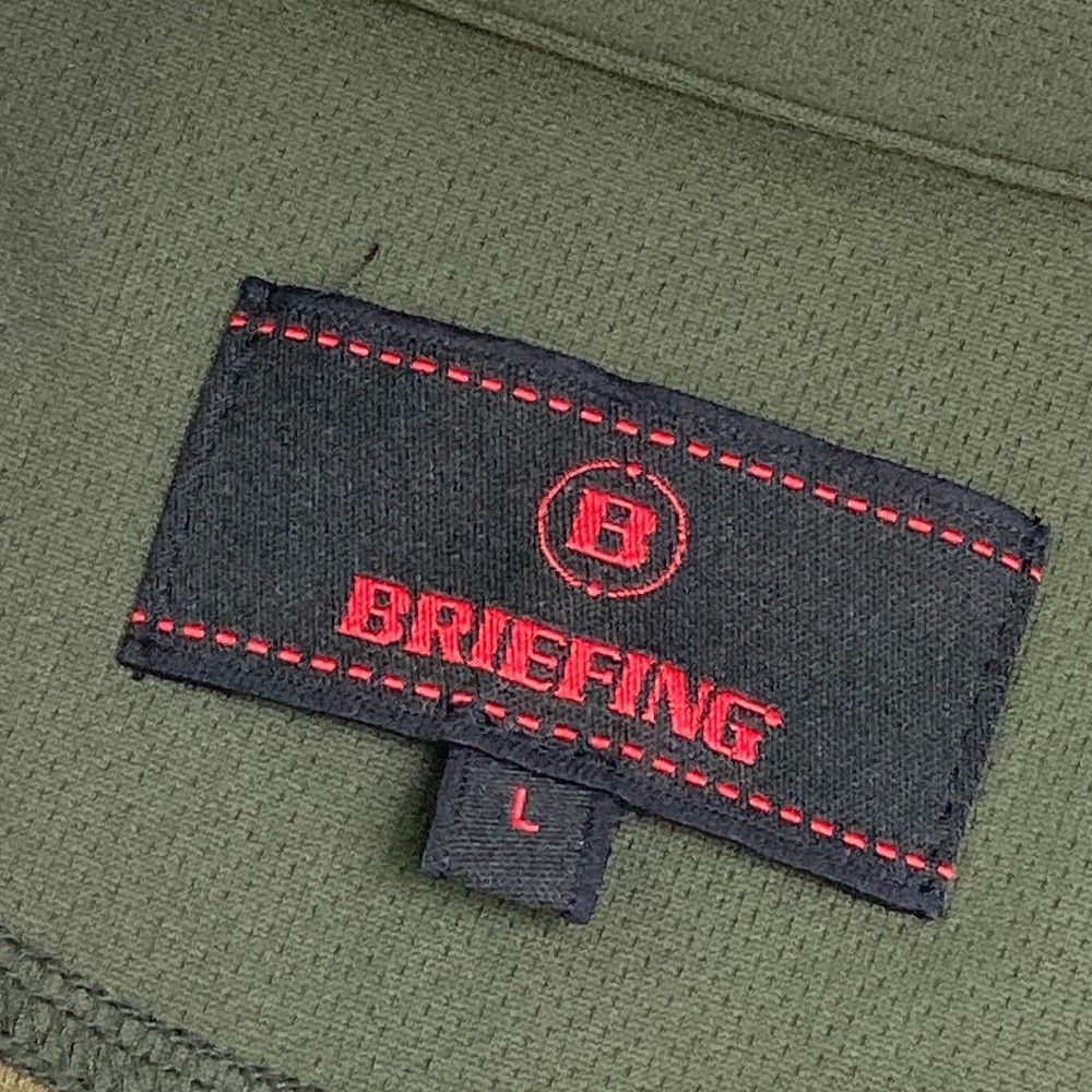サイズ：L BRIEFING GOLF ブリーフィング 2024年モデル 長袖ポロシャツ