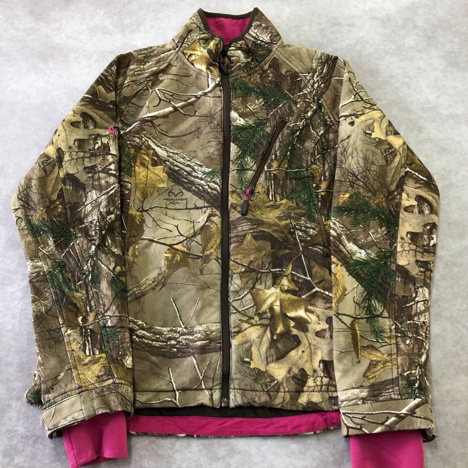 REALTREE リアルツリー 美シルエット ポイントカラー フィンガーホール 