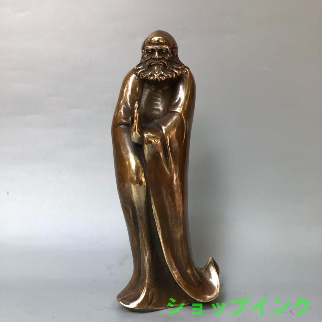 達磨祖師仏像 工芸品 美術品 置物 仏教美術 達磨祖師 仏像 禅意 置物 - メルカリ